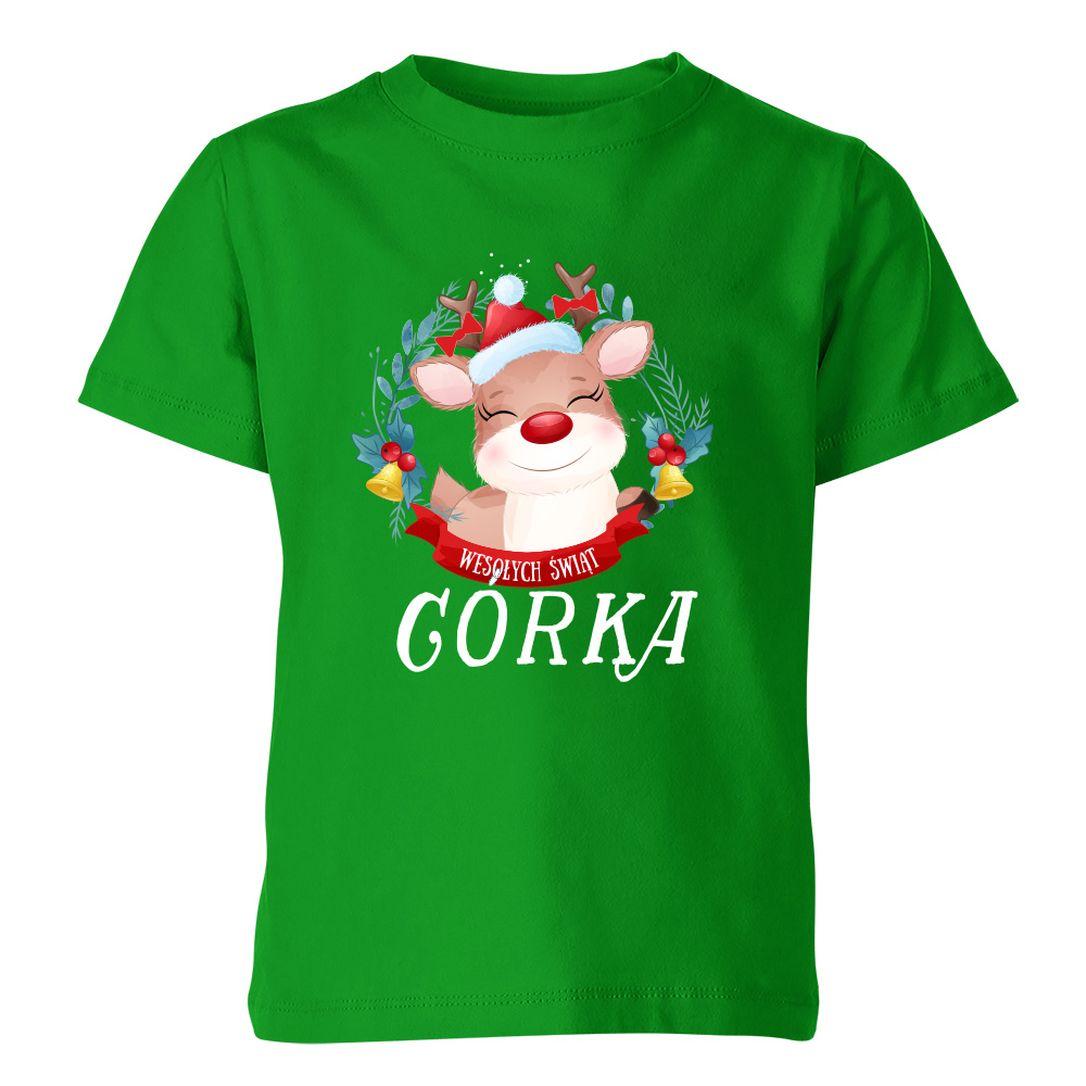 Koszulka świąteczna dziecięca CÓRKA