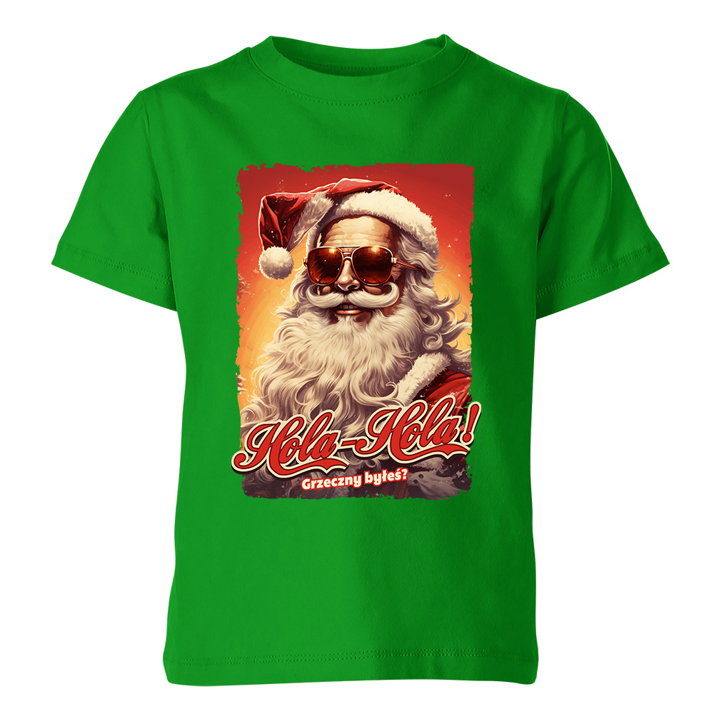 Koszulka świąteczna dziecięca HOLA HOLA