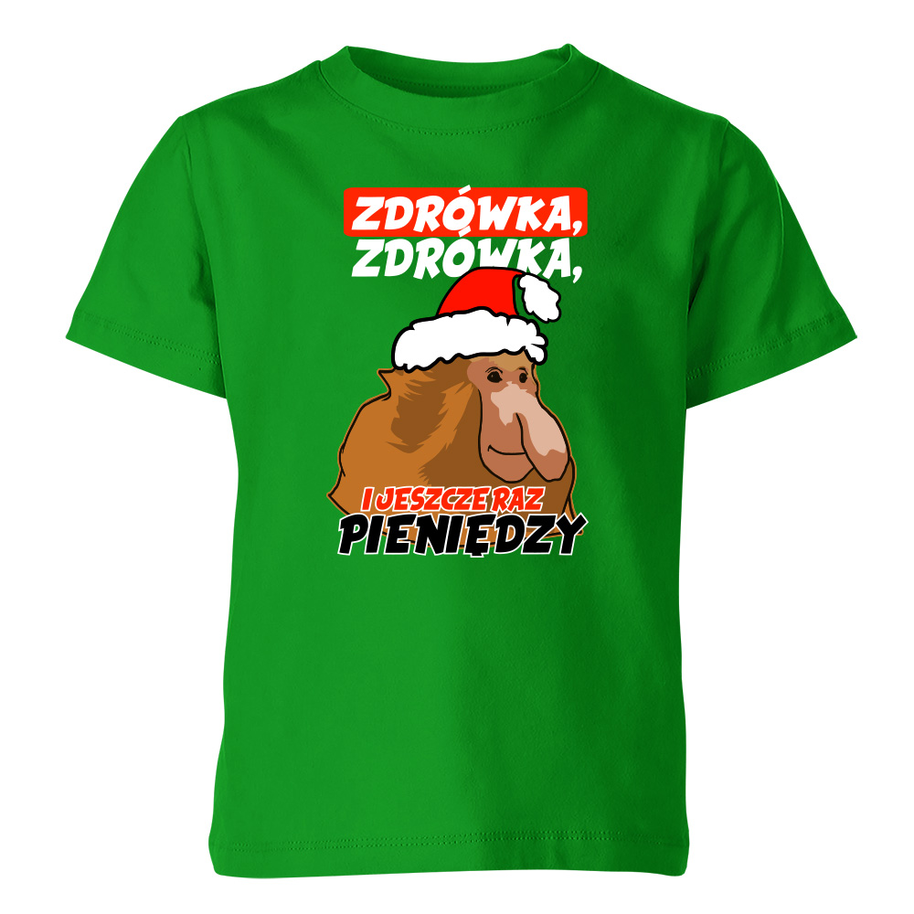 Koszulka świąteczna dziecięca ZDRÓWKA