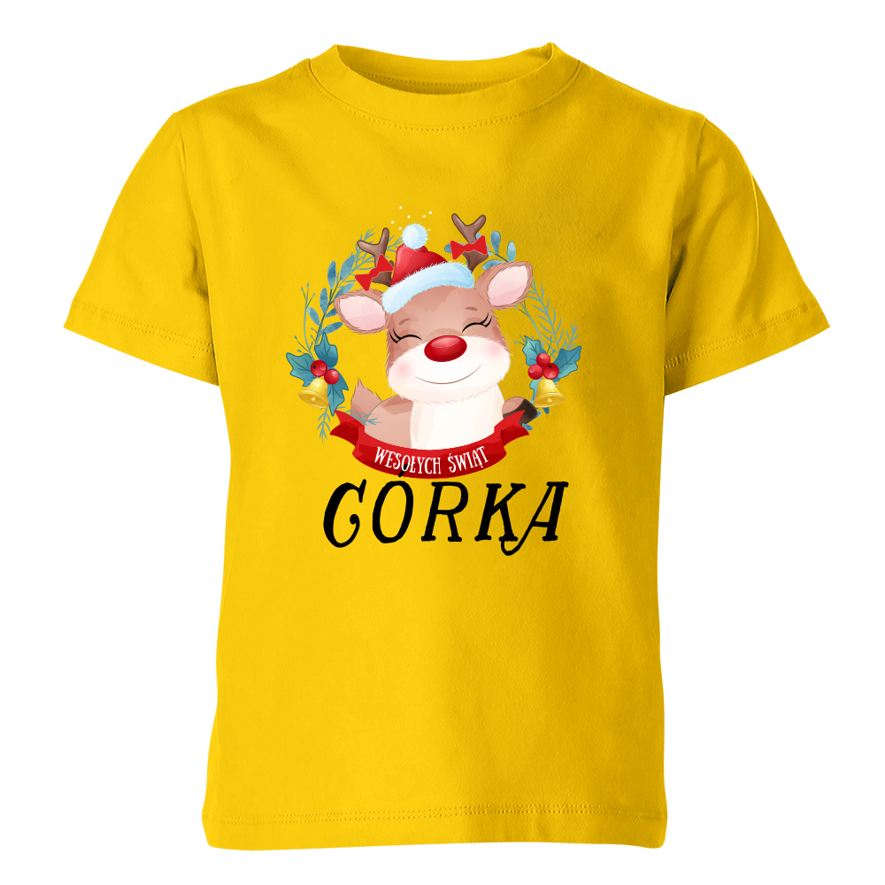 Koszulka świąteczna dziecięca CÓRKA