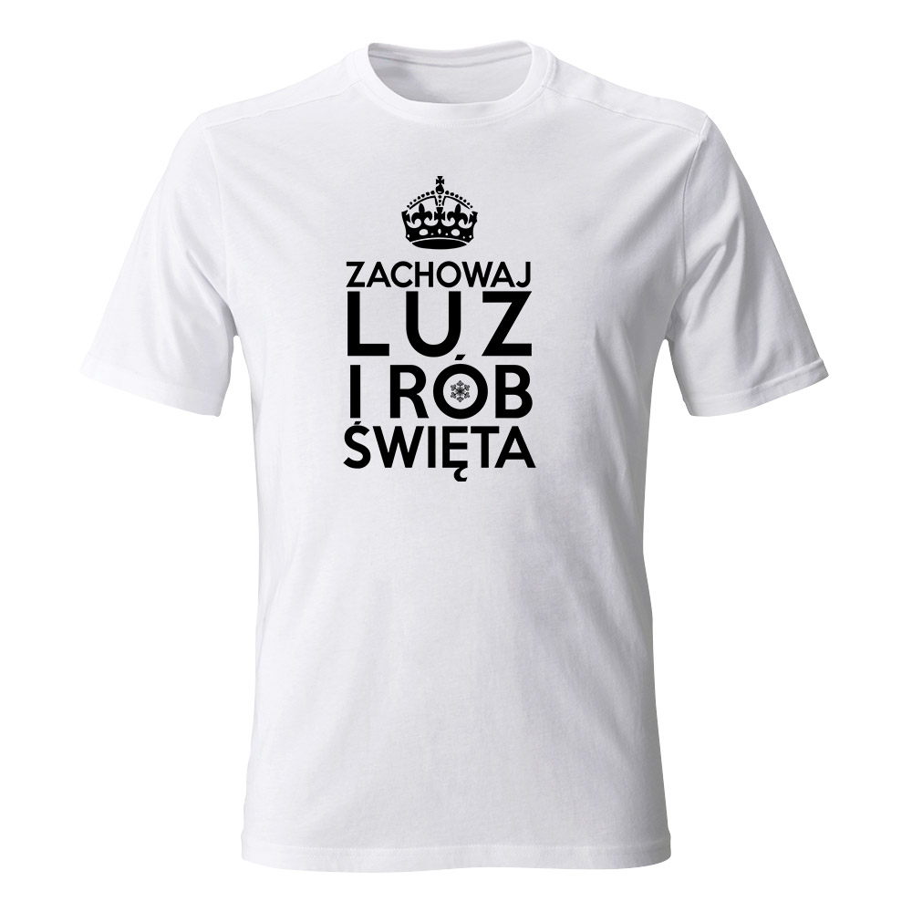 Koszulka świąteczna męska RÓB ŚWIĘTA