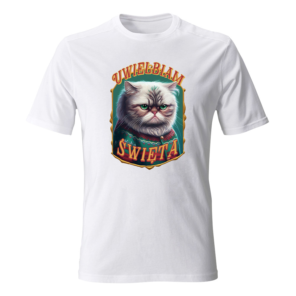 Koszulka świąteczna męska UWIELBIAM ŚWIĘTA