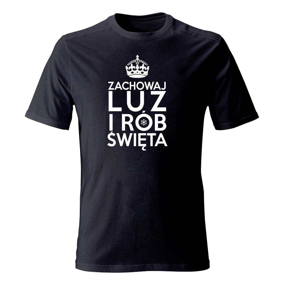 Koszulka świąteczna męska RÓB ŚWIĘTA