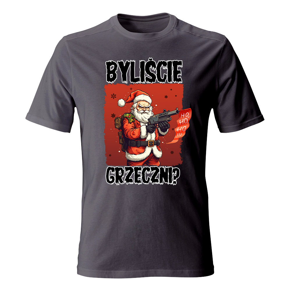 Koszulka świąteczna męska BYLIŚCIE GRZECZNI