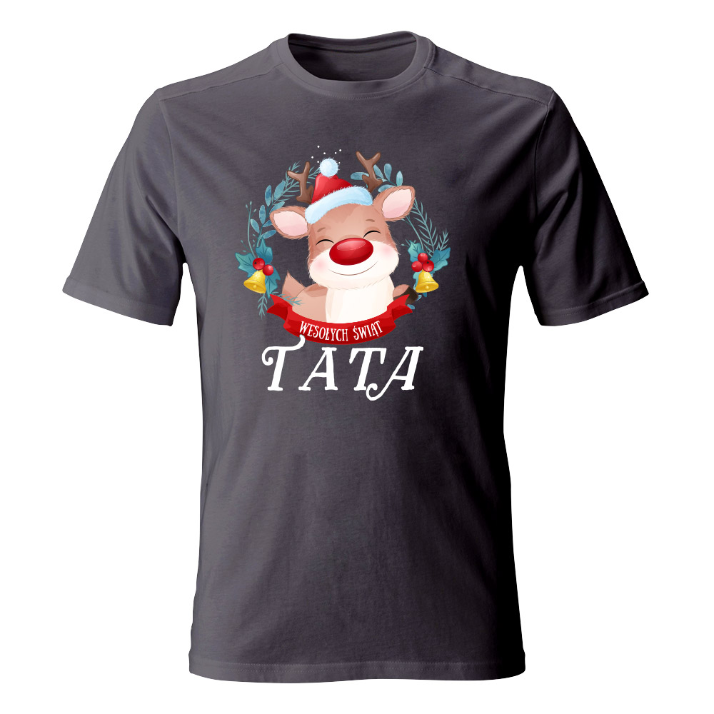 Koszulka świąteczna męska TATA