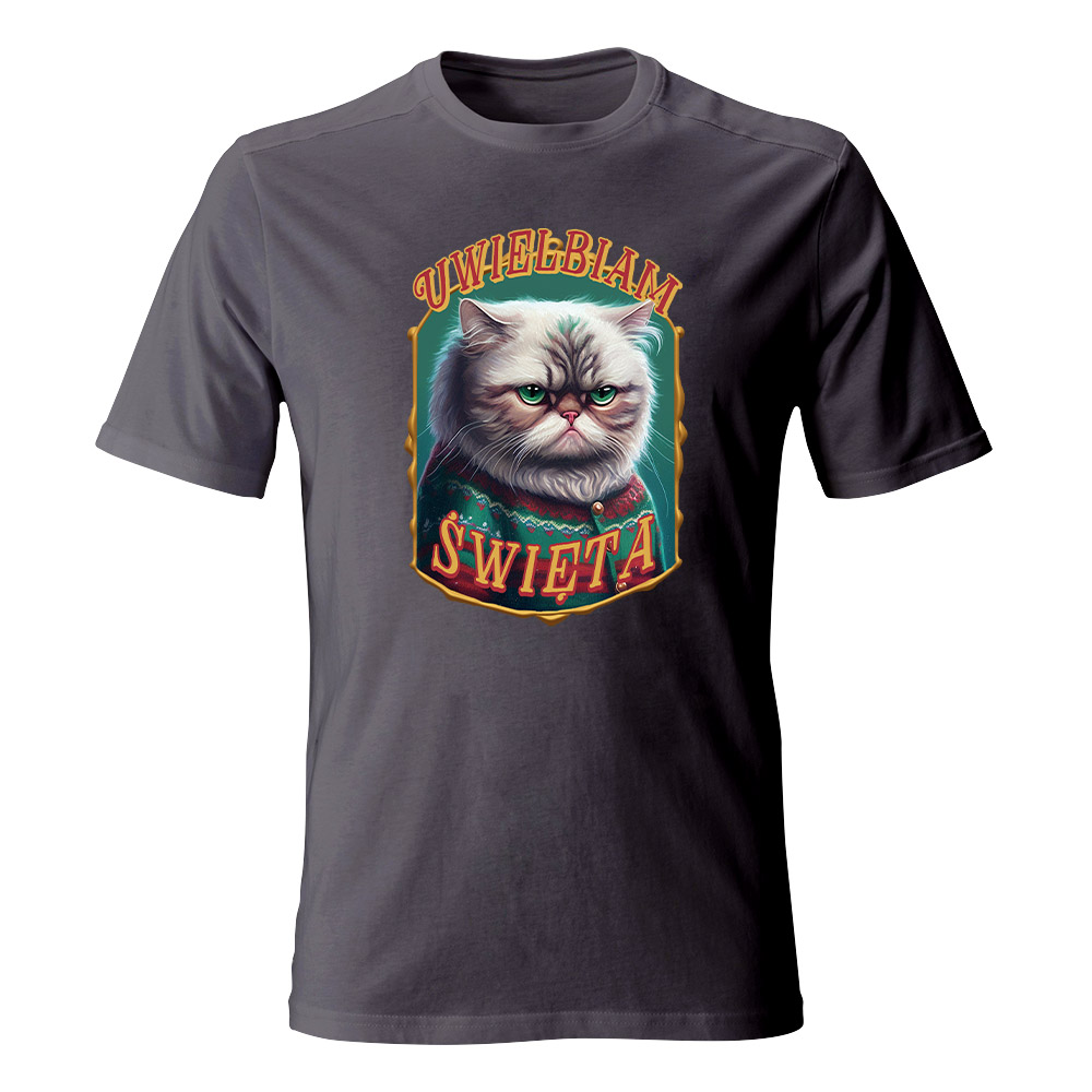 Koszulka świąteczna męska UWIELBIAM ŚWIĘTA