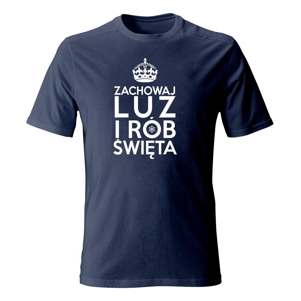 Koszulka świąteczna męska RÓB ŚWIĘTA