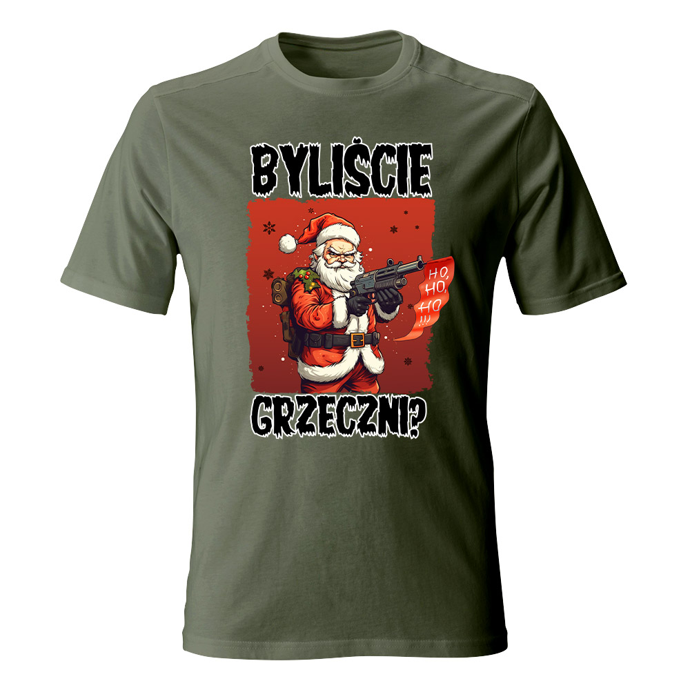 Koszulka świąteczna męska BYLIŚCIE GRZECZNI