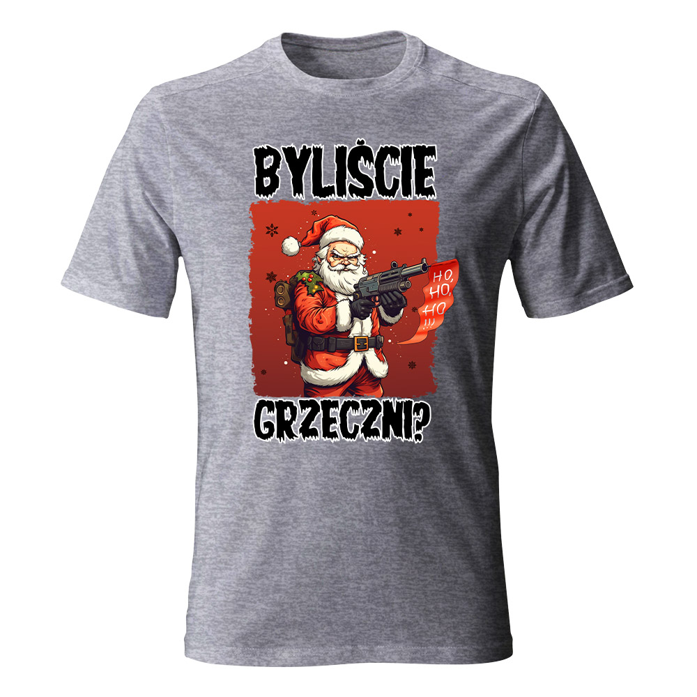Koszulka świąteczna męska BYLIŚCIE GRZECZNI