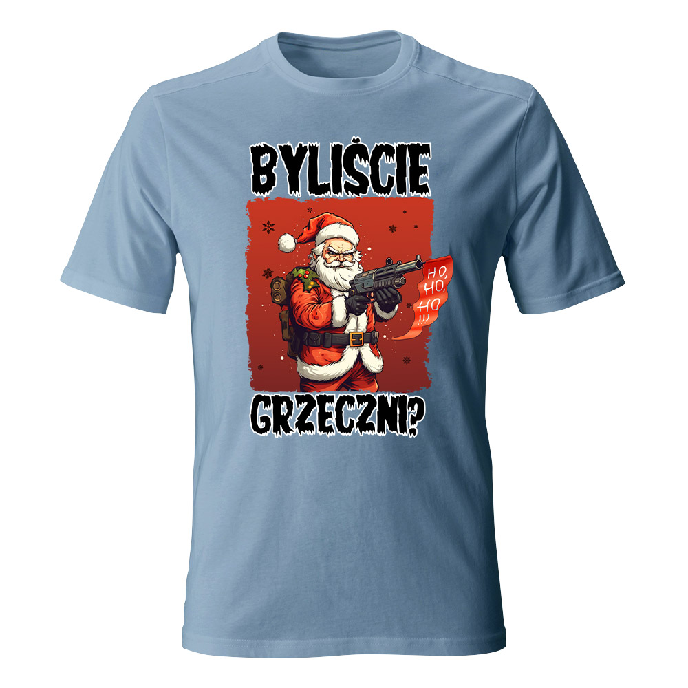 Koszulka świąteczna męska BYLIŚCIE GRZECZNI