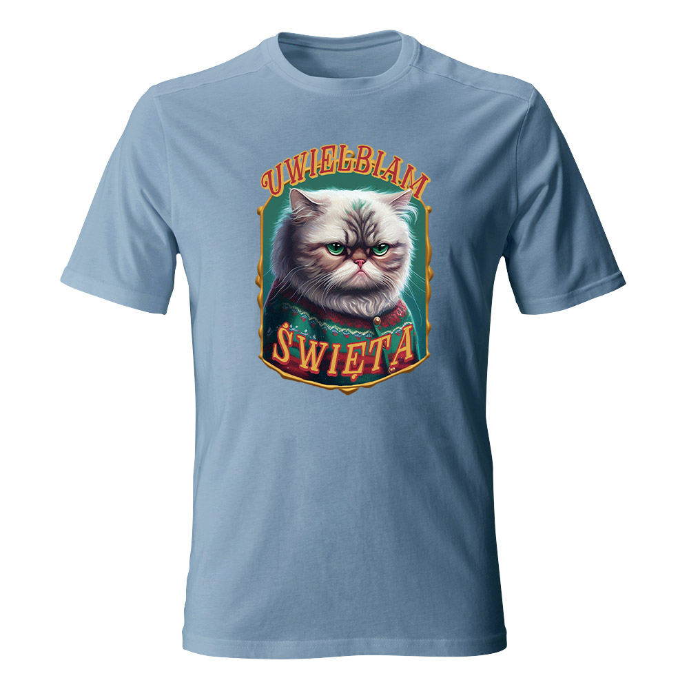 Koszulka świąteczna męska UWIELBIAM ŚWIĘTA