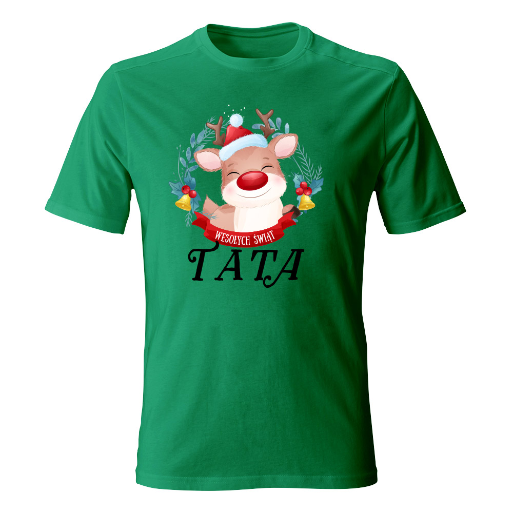 Koszulka świąteczna męska TATA