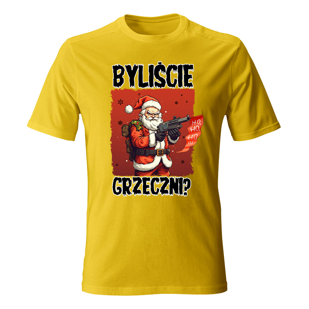 Koszulka świąteczna męska BYLIŚCIE GRZECZNI