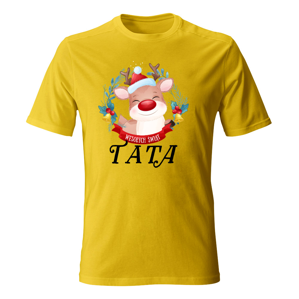 Koszulka świąteczna męska TATA