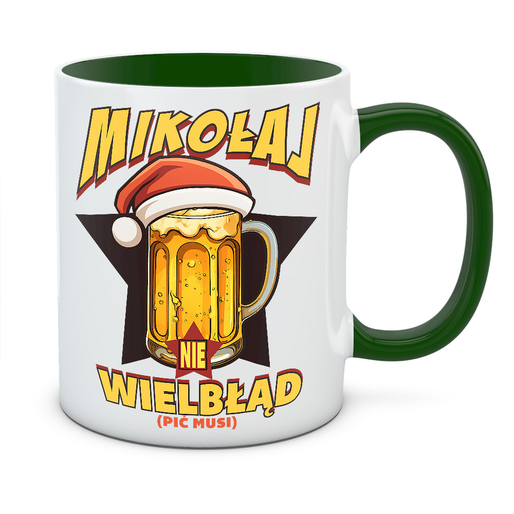 Kubek świąteczny MIKOŁAJ NIE WIELBŁĄD