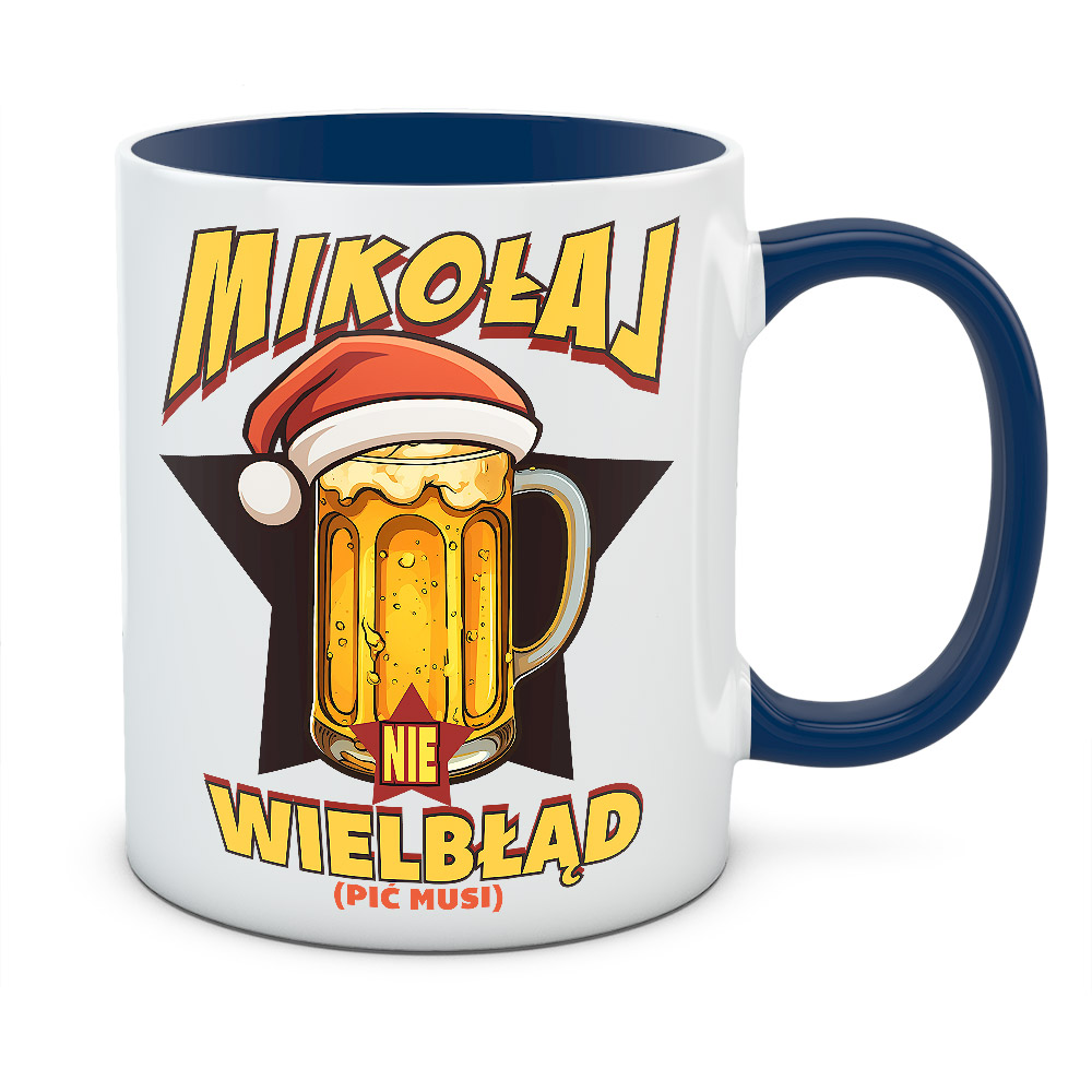 Kubek świąteczny MIKOŁAJ NIE WIELBŁĄD