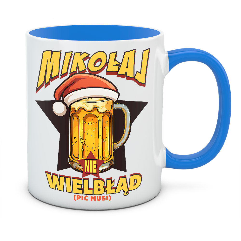 Kubek świąteczny MIKOŁAJ NIE WIELBŁĄD