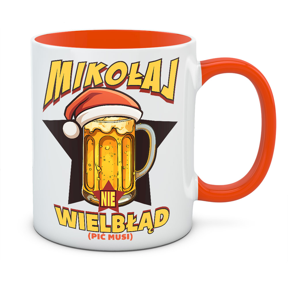 Kubek świąteczny MIKOŁAJ NIE WIELBŁĄD