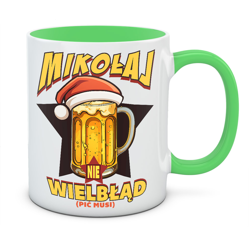 Kubek świąteczny MIKOŁAJ NIE WIELBŁĄD