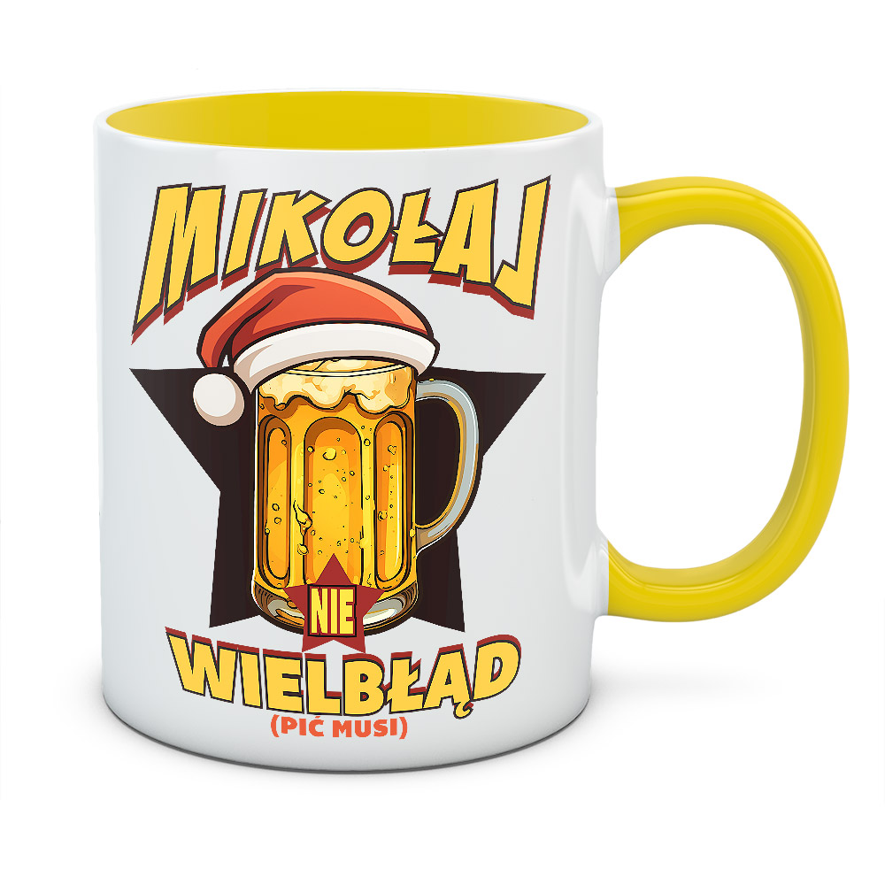 Kubek świąteczny MIKOŁAJ NIE WIELBŁĄD