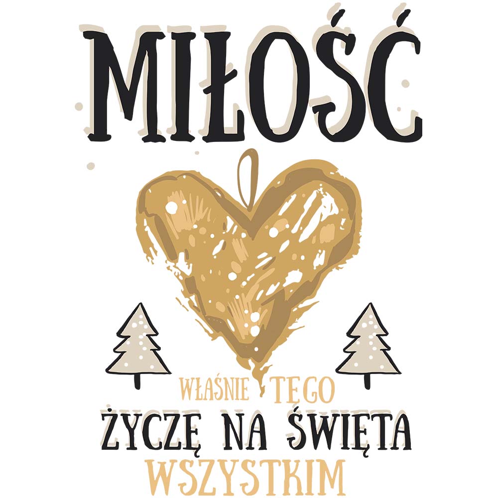 Koszulka świąteczna damska MIŁOŚĆ NA ŚWIĘTA