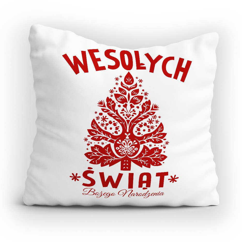 Poduszka świąteczna Wesołych Świąt