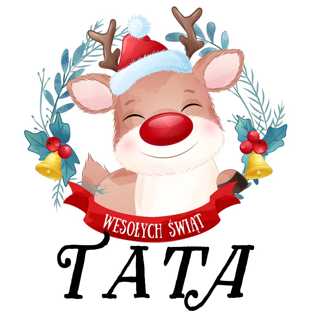 Koszulka świąteczna męska TATA