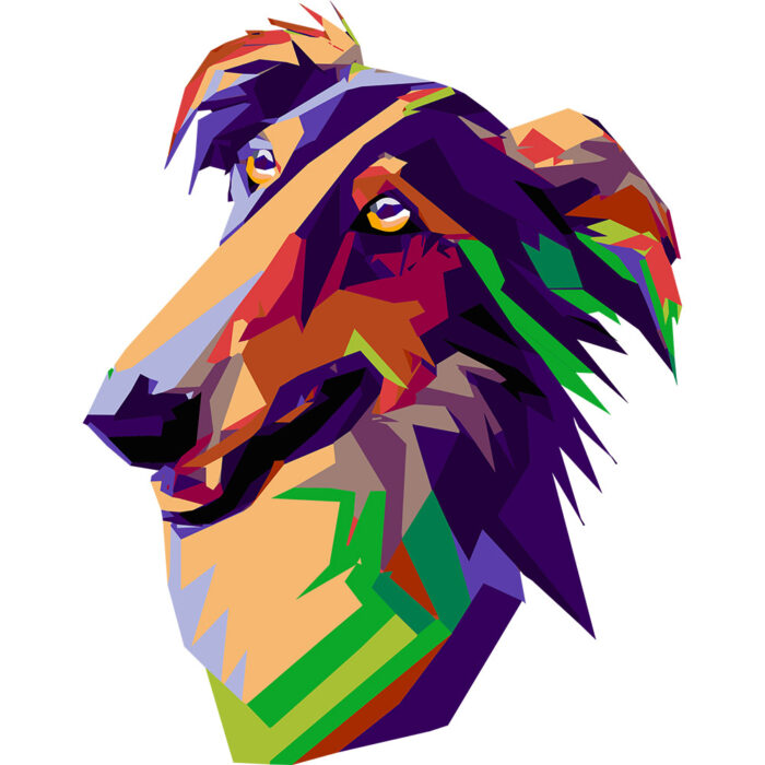 Kubek Borzoj, kolor biały