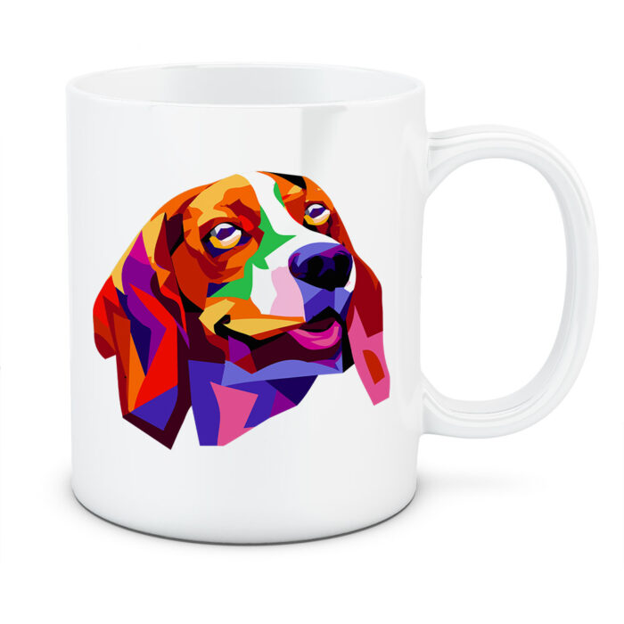 Kubek Beagle, kolor biały