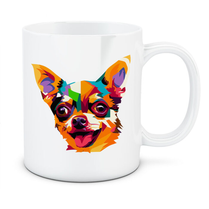 Kubek Chihuahua, kolor biały