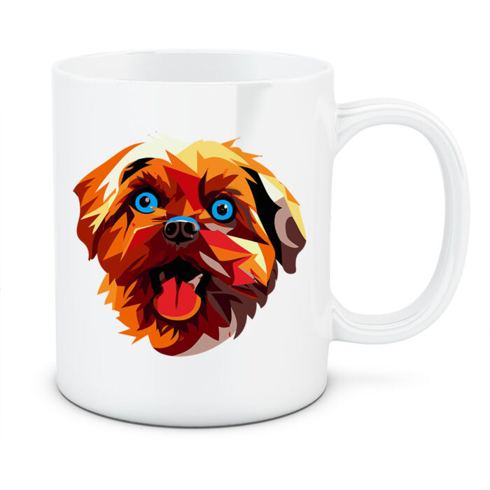 Kubek Gryfonik, kolor biały