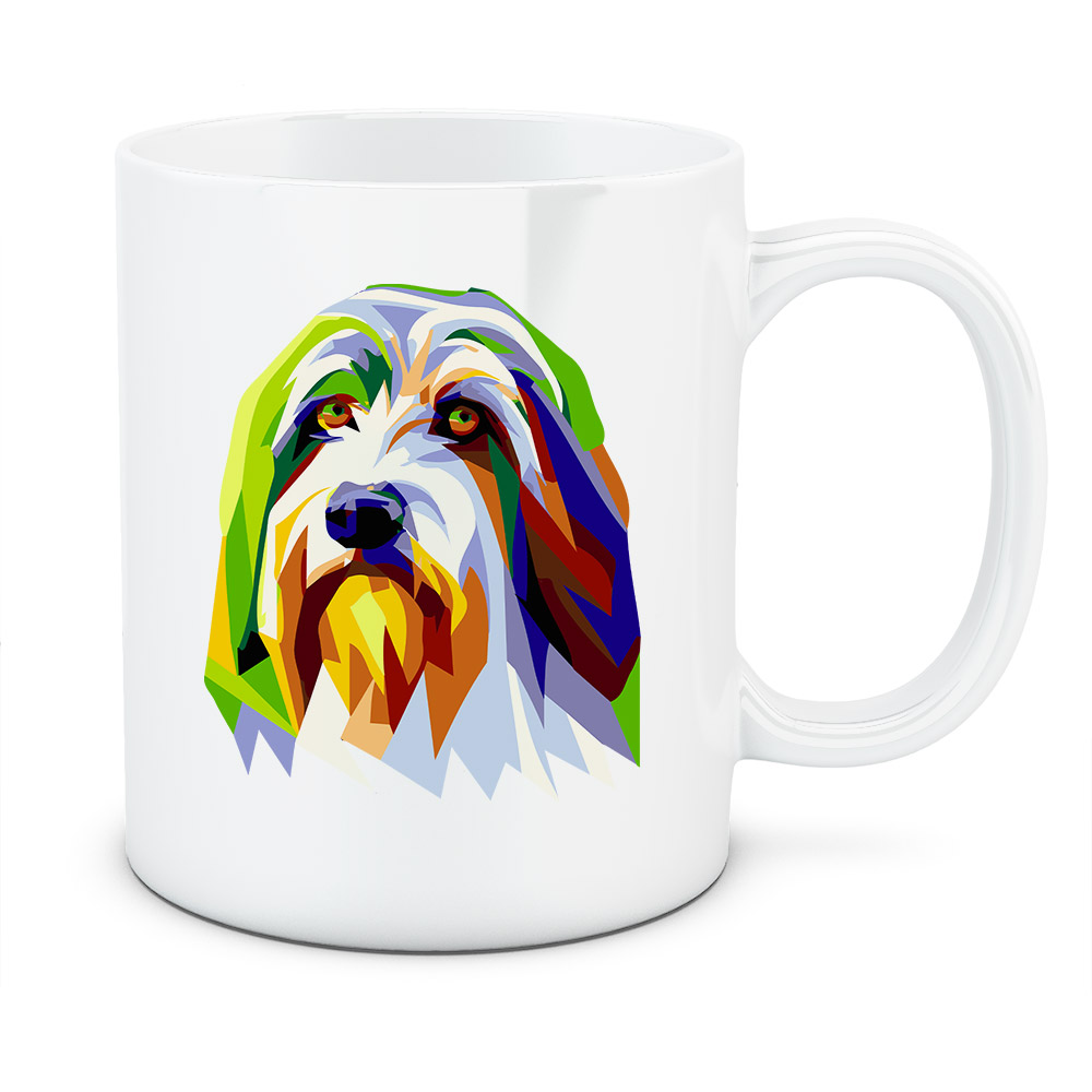 Kubek Polski owczarek nizinny, kolor biały