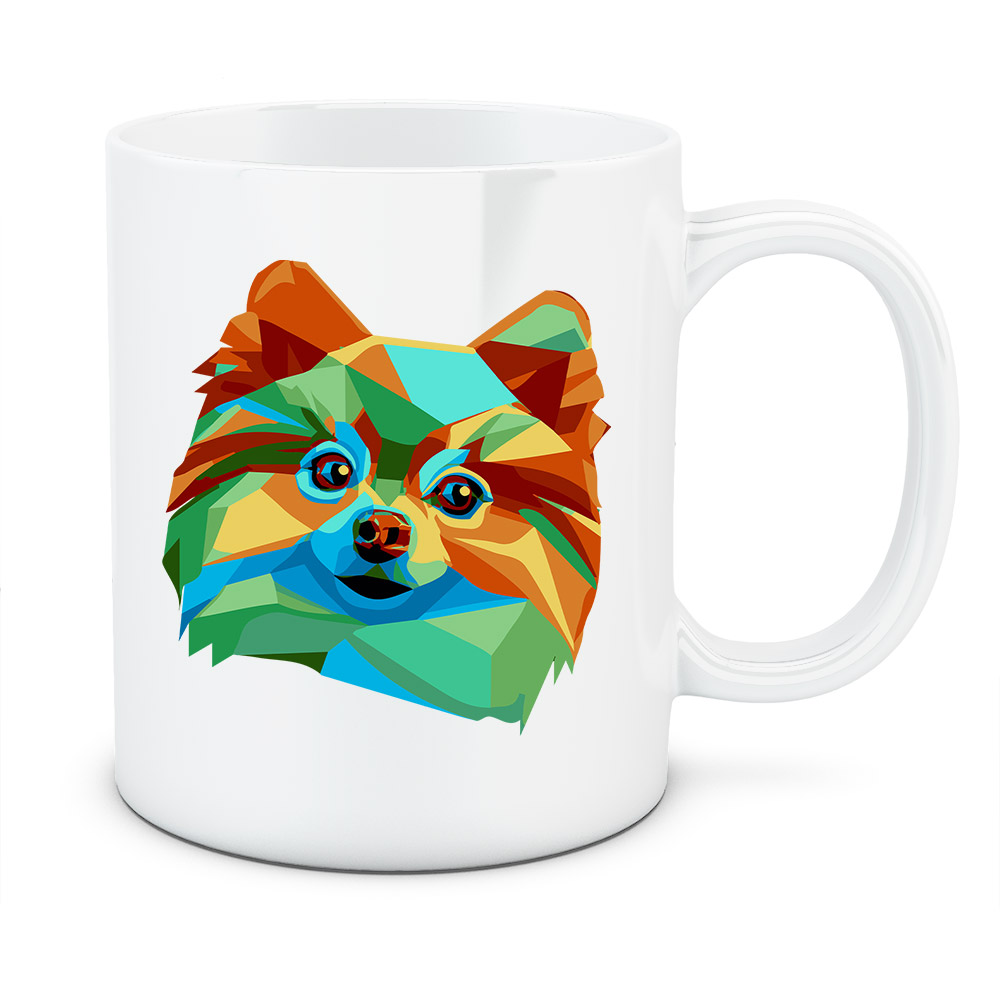 Kubek Pomeranian, kolor biały