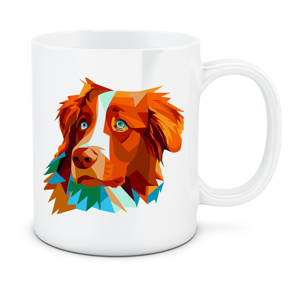 Kubek Retriever z Nowej Szkocji, kolor biały