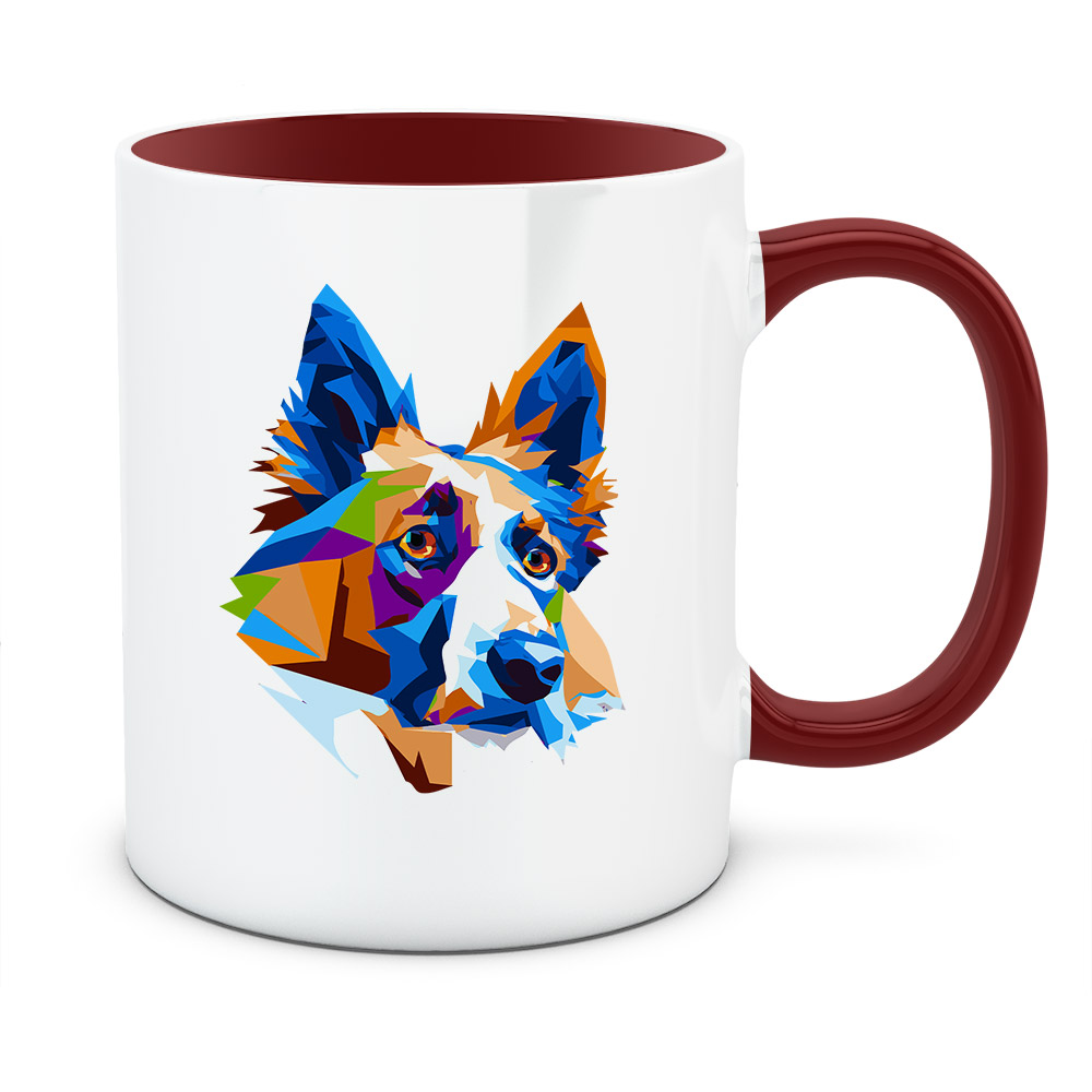 Kubek OWCZAREK NIEMIECKI DŁUGOWŁOSY