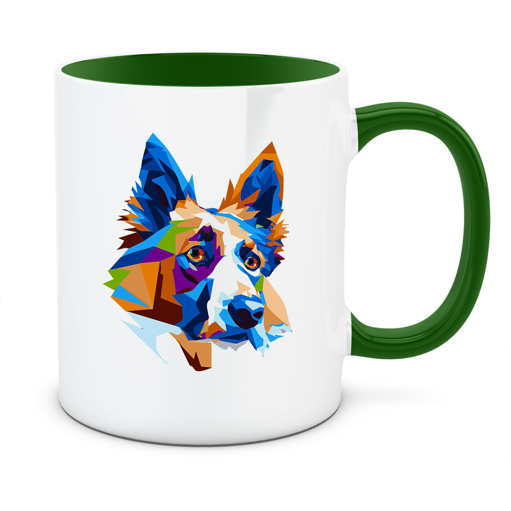 Kubek OWCZAREK NIEMIECKI DŁUGOWŁOSY