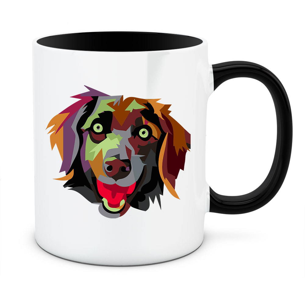 Kubek FLAT COATED RETRIEVER