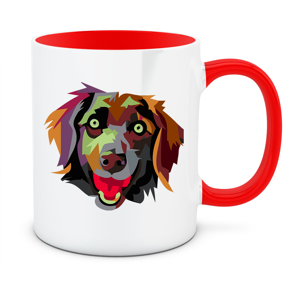 Kubek FLAT COATED RETRIEVER