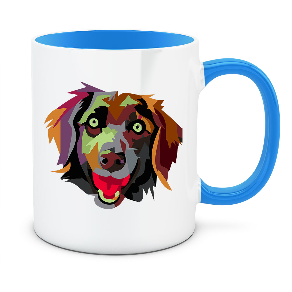 Kubek FLAT COATED RETRIEVER