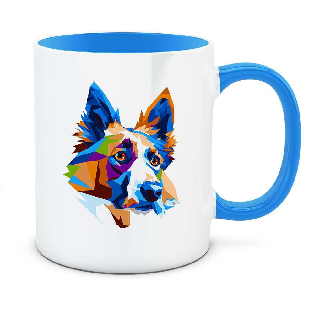 Kubek OWCZAREK NIEMIECKI DŁUGOWŁOSY