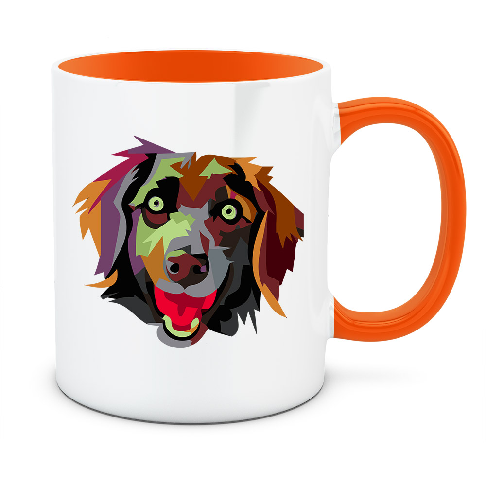 Kubek FLAT COATED RETRIEVER