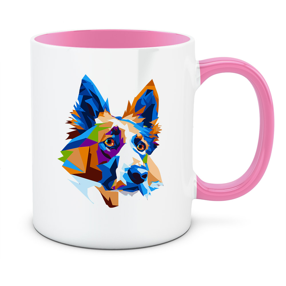 Kubek OWCZAREK NIEMIECKI DŁUGOWŁOSY