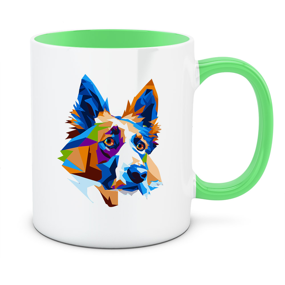 Kubek OWCZAREK NIEMIECKI DŁUGOWŁOSY