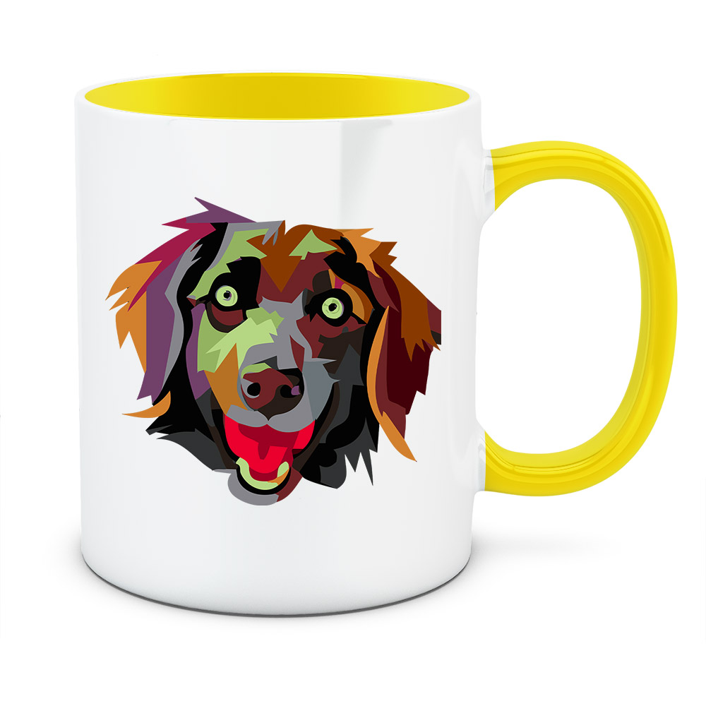 Kubek FLAT COATED RETRIEVER