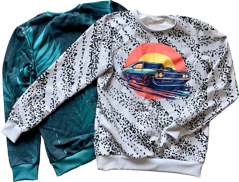 męska bluza z własnym nadrukiem fullprint