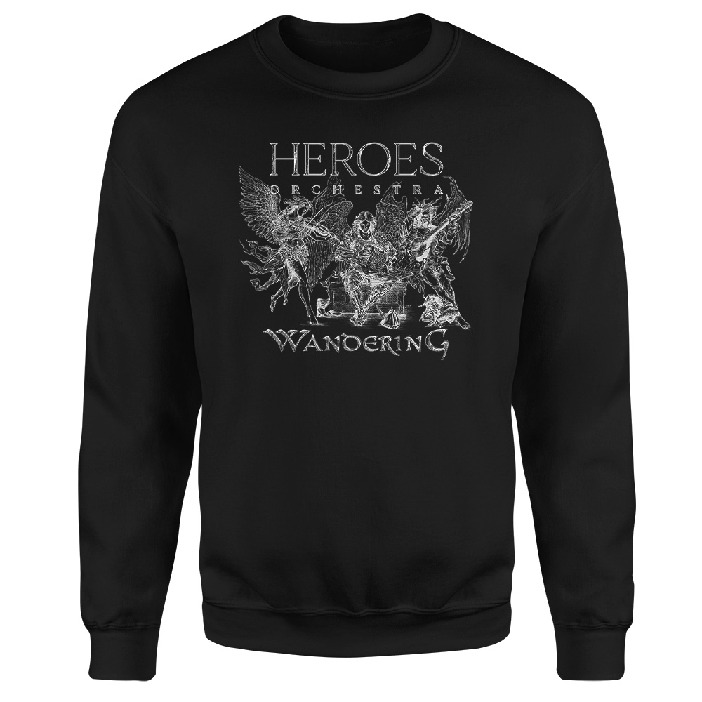 męska bluza Wandering, czarna