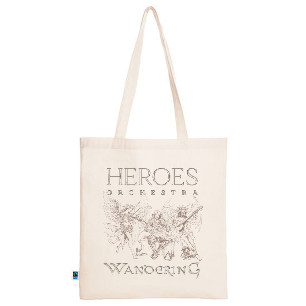 Torba bawełniana Heroes Orchestra Wandering, ecru