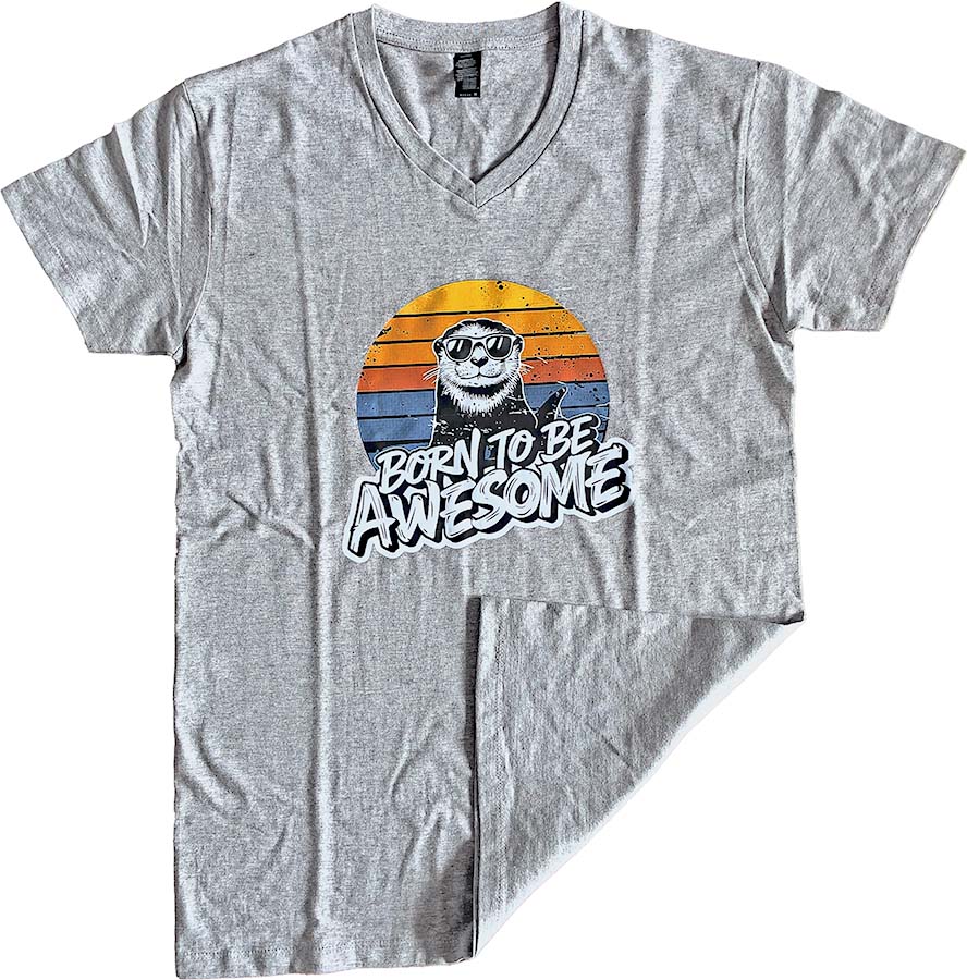 koszulka męska v-neck z własnym nadrukiem