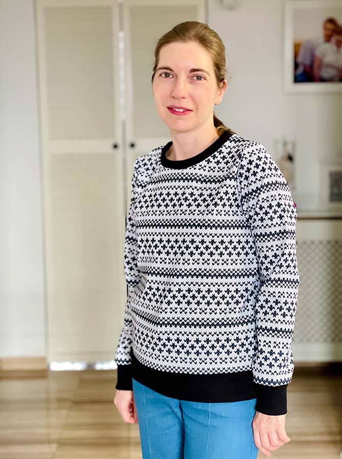 bluza wyglądająca jak sweter