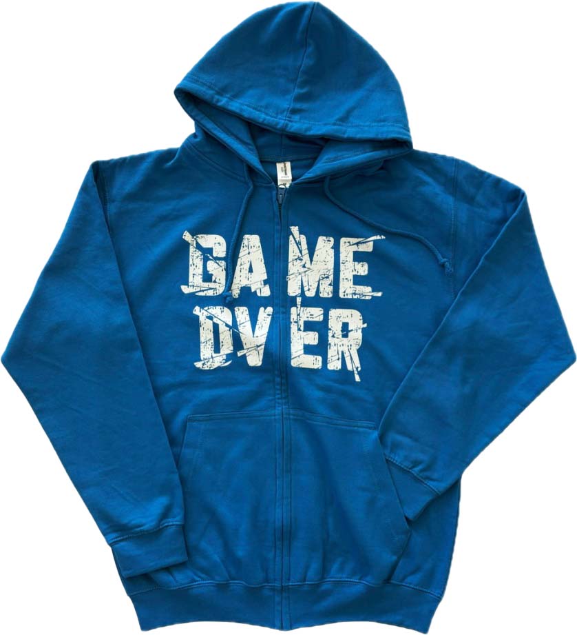 bluza męska rozpinana z kapturem z własnym nadrukiem